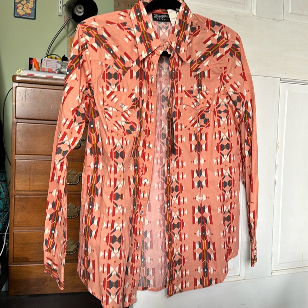 Wrangler pearl snap